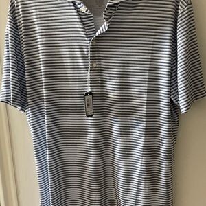 NWT johnnie-O Jersey Polo -Style Warwick color Seal Size M